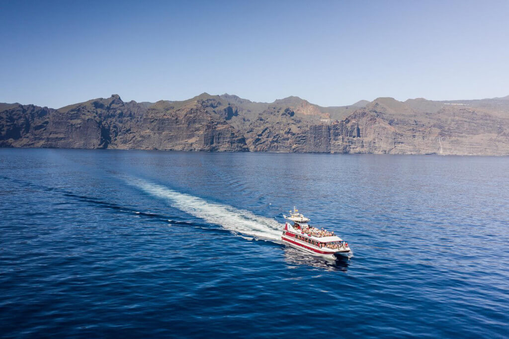 Kanári-szigetek utazás, Tenerife, Programok magyarul, Hajókirándulás és Bálnales üvegfenekű Hajóval, 1